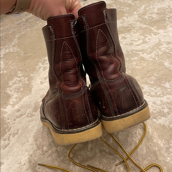 Vintage Timberland Leather Work Boots Shoes
Brown Size Men's 10    84557    7872 - Picture 10 of 14